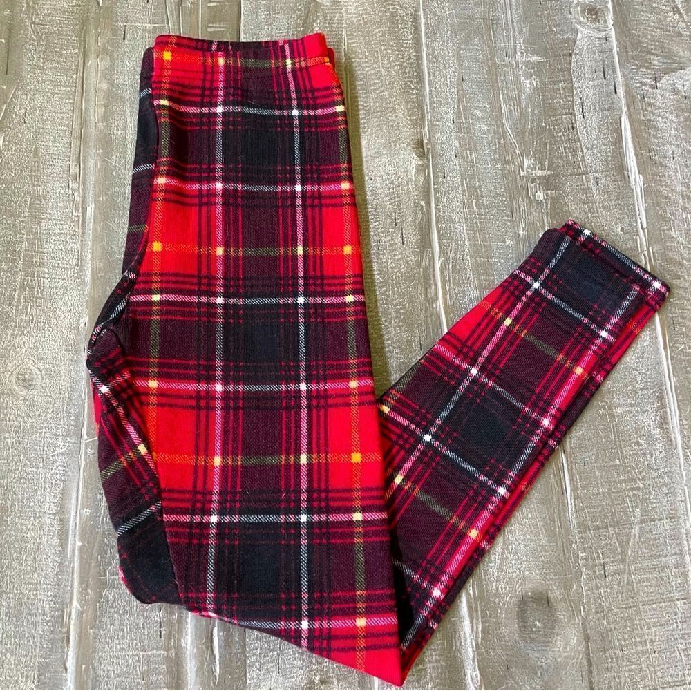 French Laundry Red Plaid Soft Lounge PJ Pants S